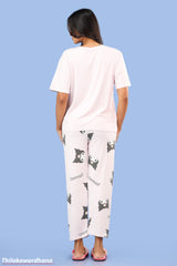 Printed 2pcs Pijama Kit