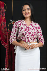 Tendenza Lapel Collar Linen Top