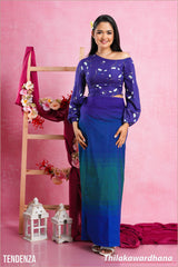 Tendenza Long Sleeve Asymmetrical Shoulder Top