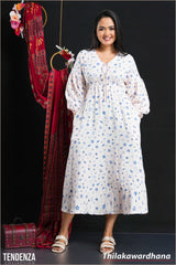 Tendenza Printed Luna Dress