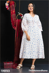 Tendenza Printed Luna Dress