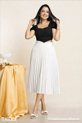 Tendenza Pleated Midi Skirt