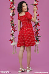 Tendenza Teen Front Overlapped Mini Dress