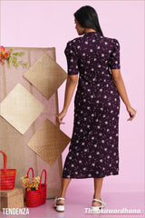 Tendenza Short Sleeve Maxi Dress