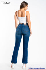 TESSA Midnight Indigo High Rise Boot Cut Jean