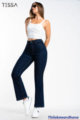 TESSA Indigo Rinse High Rise Boot Cut Jean