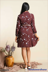 Tendenza Moonlit Petal Belted Dress