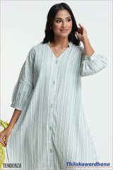 Tendenza Oversized Vintage Maxi Dress