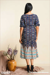 Tendenza Fit & Flare Maxi Dress