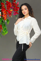 Tendenza Teen Wrapped Waist Shirt