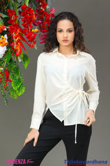 Tendenza Teen Wrapped Waist Shirt
