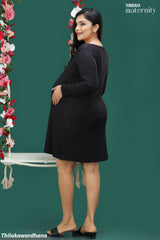 Tendenza Twin Zippers Maternity Feeding Dress