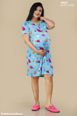 Tendenza Feeding Maternity Night Dress