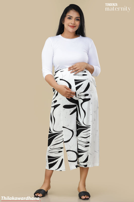 Tendenza Front Slit Maternity Pant