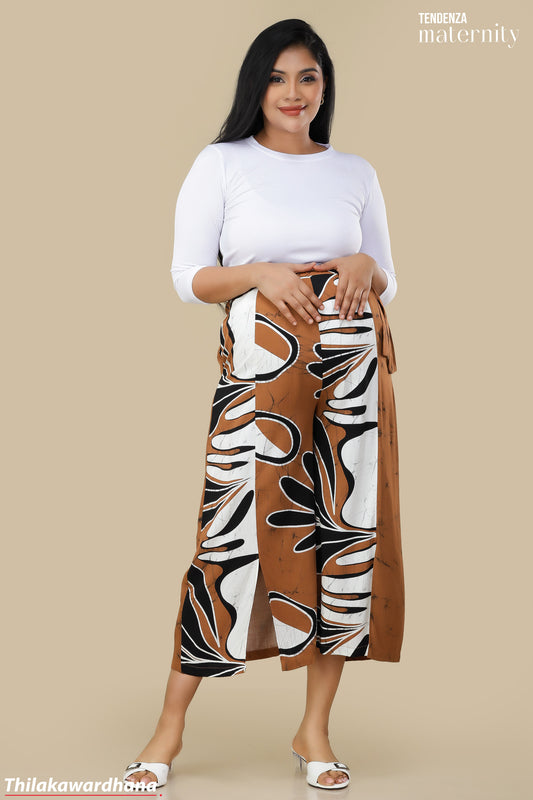 Tendenza Front Slit Maternity Pant