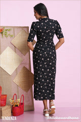 Tendenza Short Sleeve Maxi Dress