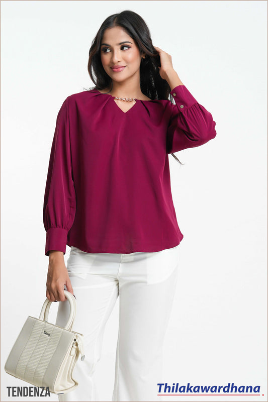 Tendenza Neck Chain Detailed WW Top