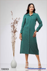 Tendenza Noelle Print Stretch Dress