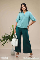 Tendenza Cloudline Button Top