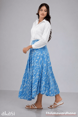 Akasi Printed Maxi Skirt - Free Size