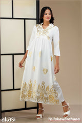 Aura Golden Grace Maxi Dress