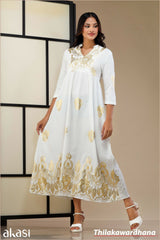 Aura Golden Grace Maxi Dress
