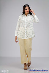 Engage Floral Printed Cutlon Top