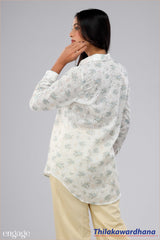 Engage Floral Printed Cutlon Top
