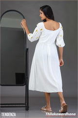 Tendenza Puff Sleeve Cinderella Dress