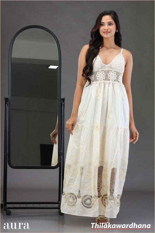Dreamy Ivory Maxi Dress