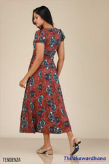 Tendenza Wavy Maxi Dress