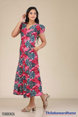 Tendenza Wavy Maxi Dress