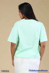 Tendenza Crew Neck Oversized T Shirt