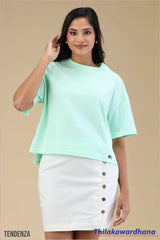 Tendenza Crew Neck Oversized T Shirt