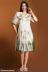 Bloom Haven Embroidered Dress
