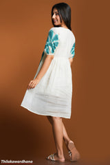 Garden Swing Embroidered Dress