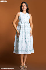 Aura Embroidered Cutlone Dress