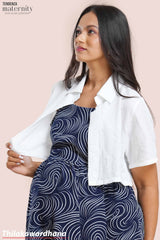 Tendenza Cropped Maternity Overcoat