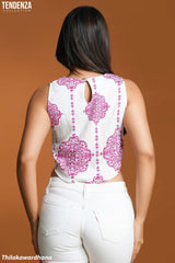 Tendenza Sleeveless Crop Top