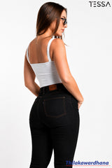 TESSA Midnight Sculpt Skinny Black Jean