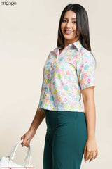 Engage Floral Sketch Top
