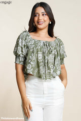 Engage Smocked Crop Top