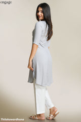 Engage Embroidered Kurtha Top