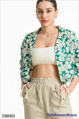 Tendenza Lapel Collar Linen Top