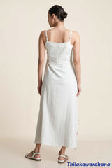 Aura Rosé Blossom Maxi Dress