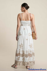 Vintage Bloom Maxi Dress