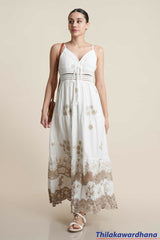 Vintage Bloom Maxi Dress