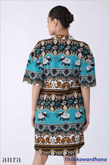 Aura Turquoise Trail Dress