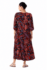 Aura Paisley Charm Maxi Dress