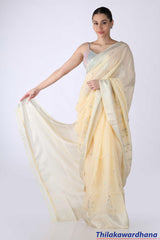 Embroidered Cotton Saree